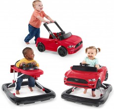 Bright Starts Ford Mustang Ways to Play 4 合 1 嬰兒活動學步車   年齡 6 個月以上