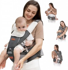 德國品牌 Besrey  多功能初生嬰兒揹帶  適合：3.6-20kg