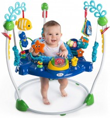 Baby Einstein bb跳跳樂  海王星的海洋彈力遊樂場，擁有超過 15 種玩具和活動、音樂和燈光、360 度旋轉座椅
