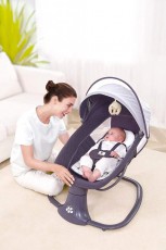 Mastela 3-IN-1  多功能安撫嬰兒電動搖搖椅 （手機藍牙 USB 遙控  ）