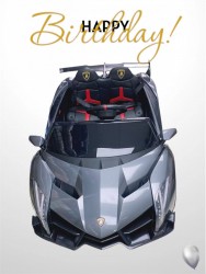 Lamborghini Veneno 頂配雙座4驅 帶MP4 兒童遙控電動車  （正版授權）