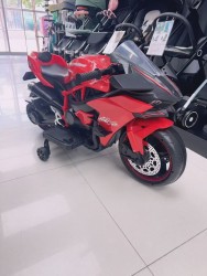 H2R 兒童電動機車2+2輔助輪雙驅動充電玩具童車