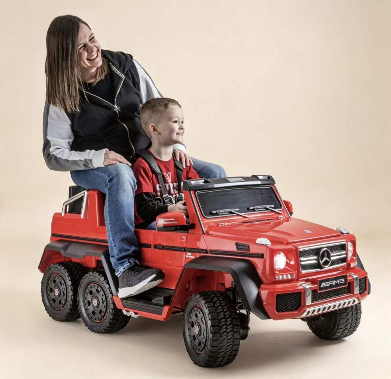 Mercedes-Benz G63 AMG 6x6  四驅雙電瓶 兒童遙控電動車    （正版授權）