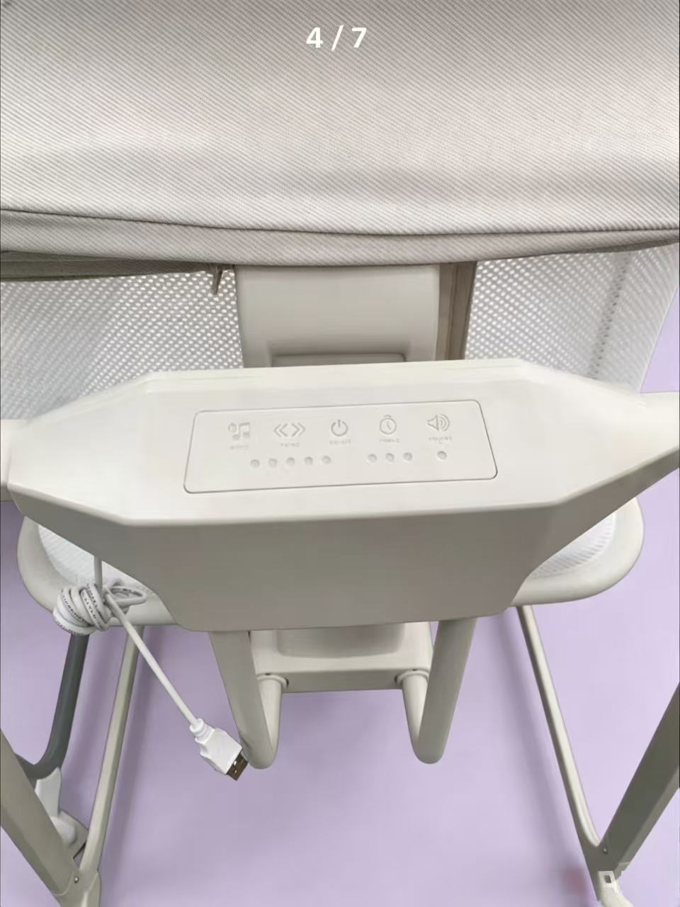 Mastela  嬰兒自動搖籃床  嬰兒床  床邊床 分隔床