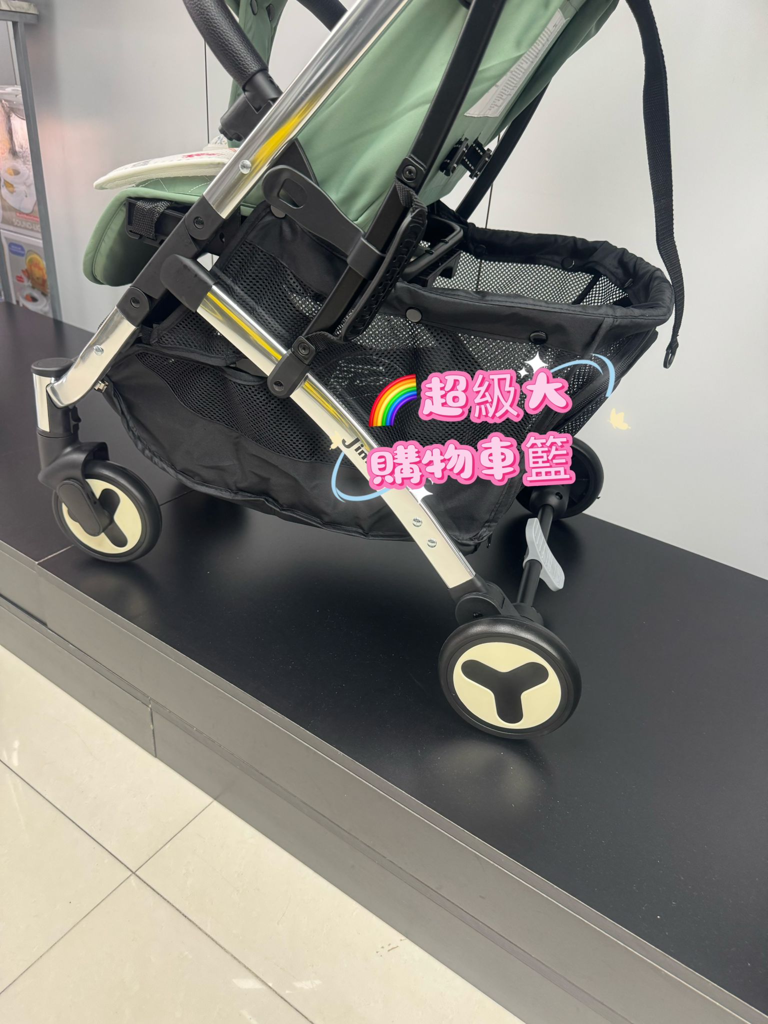 輕便細部 Jimmy² 單手收開車 實正穩陣好好推 車籃超級大全蓋遮陽 初生0-4歲