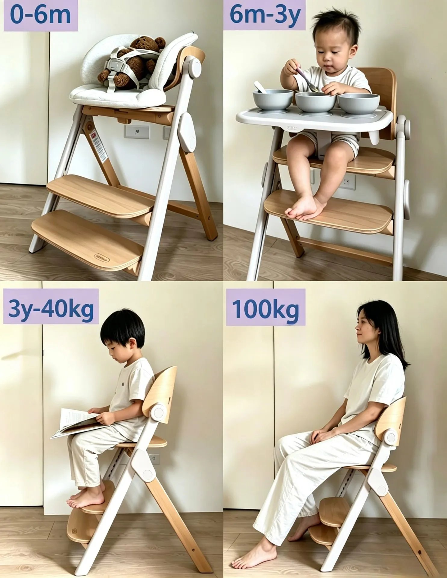Chicco Meraviglia 可折疊高腳椅 初生 0-110 KG   BB百日宴必備 （免費送貨）