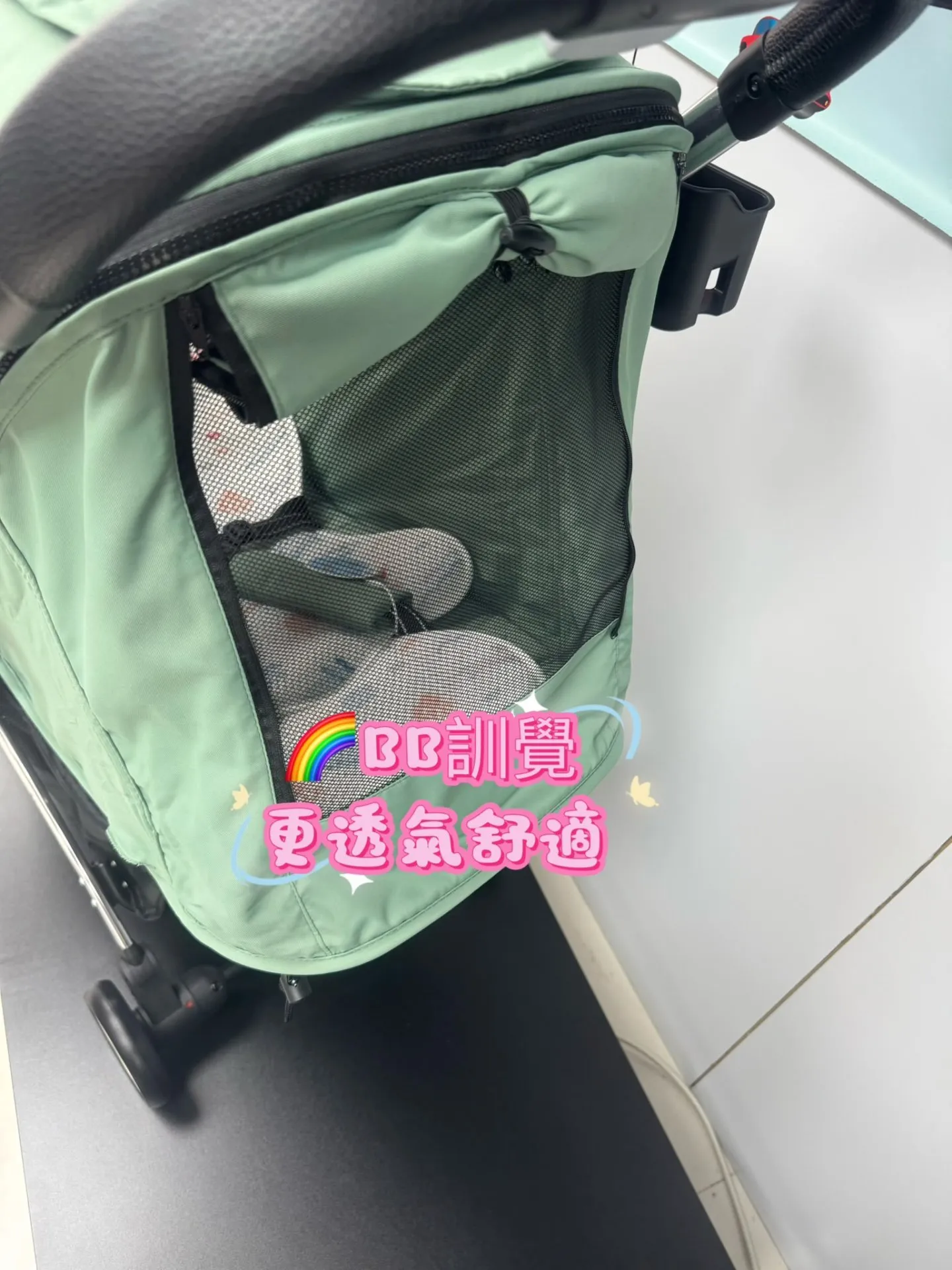 JIMMY² 單手收開車 輕便細部 實正穩陣好好推 車籃超級大 初生0-4歲