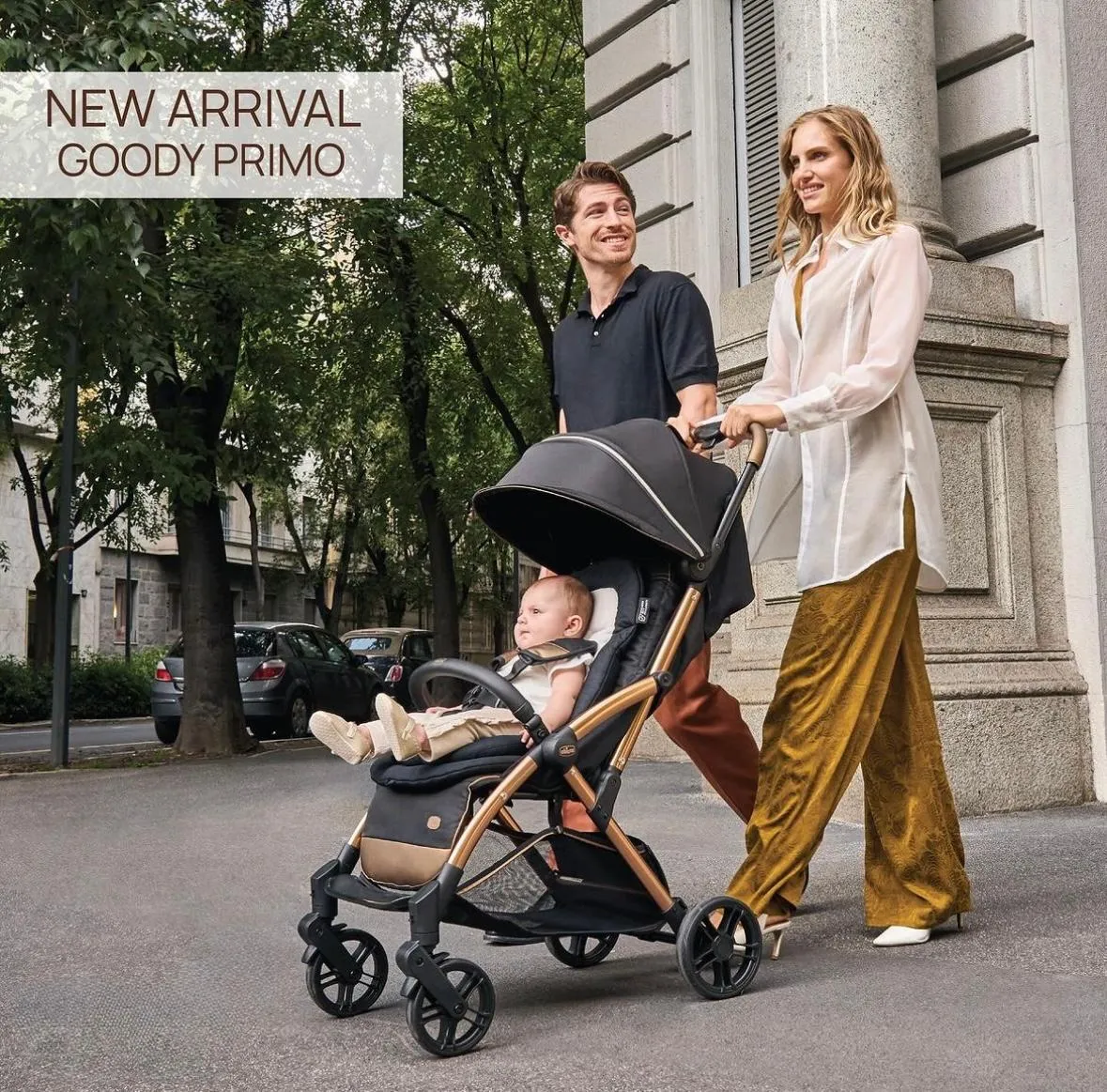 Chicco Goody Primo  自動收車嬰兒車 初生 0-22kg  送 :原裝雨罩  （免費送貨）