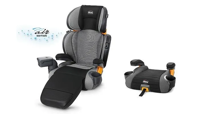 Chicco KidFit Zip Plus Air版 二合一 3-12歲 透氣舒適成長型安全汽座