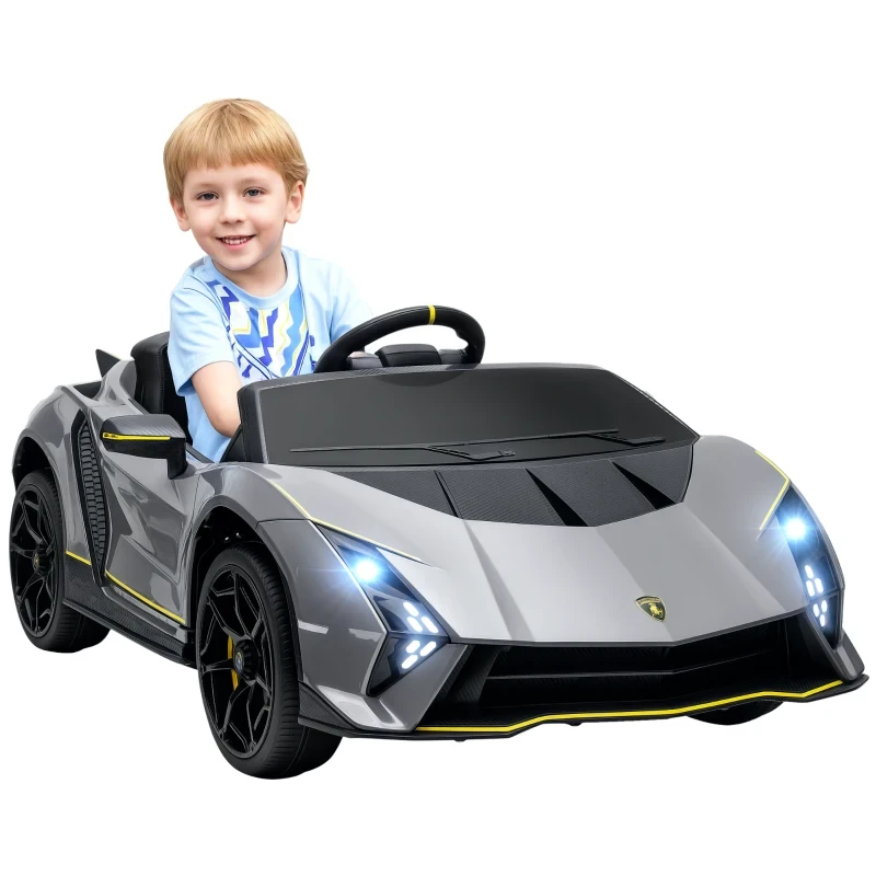 Lamborghini  Autentica 限量版兒童電動遙控車 正版授權免費安裝好  英文說明書 英式三角充電器