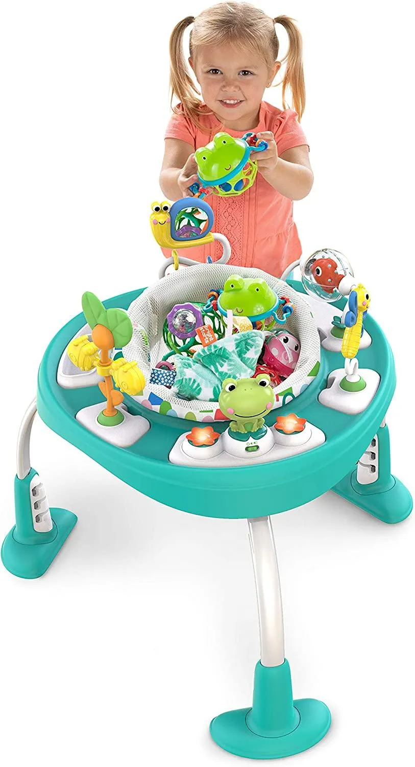 Bright Starts Bounce Bounce Baby 2 合 1 跳跳活動中心和桌子  跳跳樂  適合6個月開始