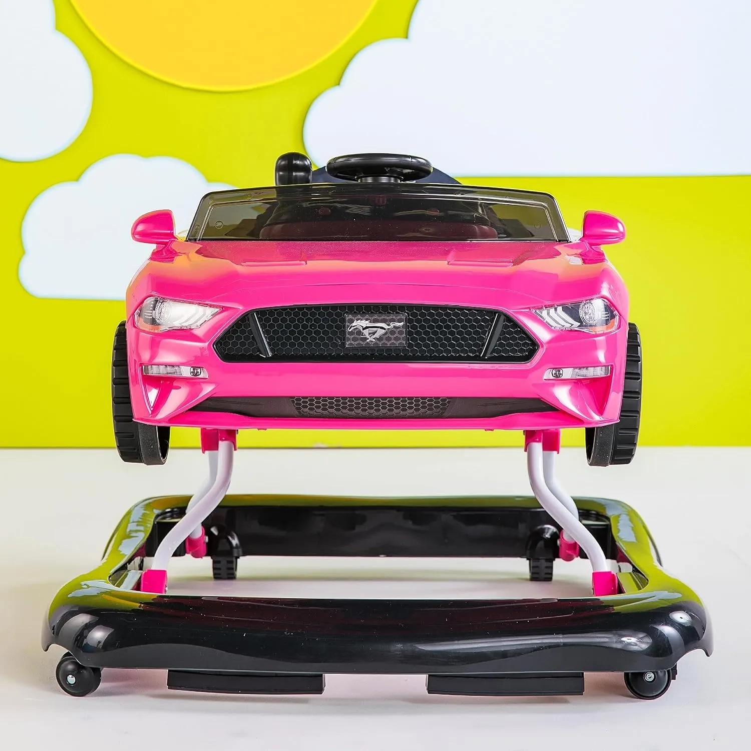 Bright Starts  Ford Mustang  嬰兒學步車  6 個月以上使用