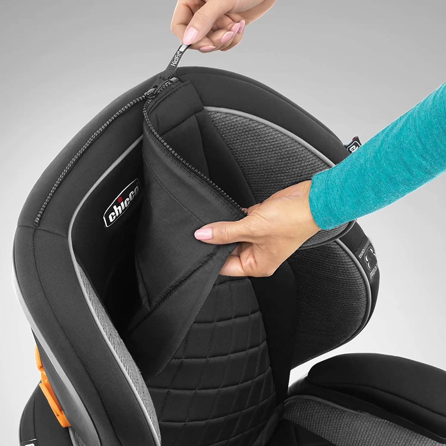 Chicco KidFit Zip Plus Air版 二合一 3-12歲 透氣舒適成長型安全汽座
