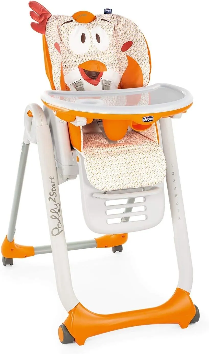 Chicco Polly2 Start 多功能成長 高腳BB餐椅  初生bb開始使用 意大利製造  (免費送貨）