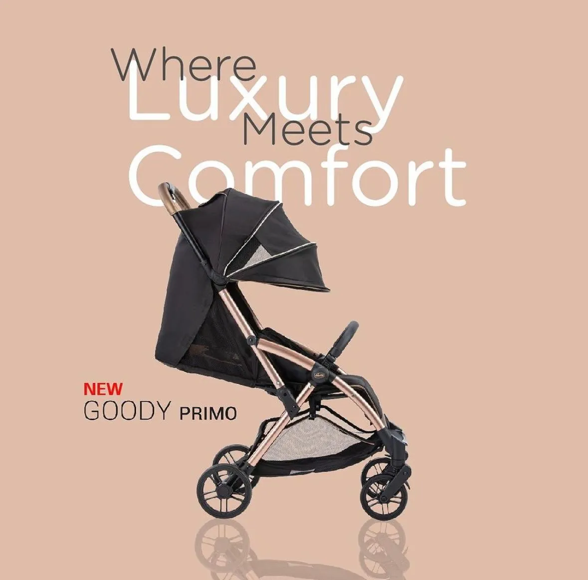Chicco Goody Primo  自動收車嬰兒車 初生 0-22kg  送 :原裝雨罩  （免費送貨）