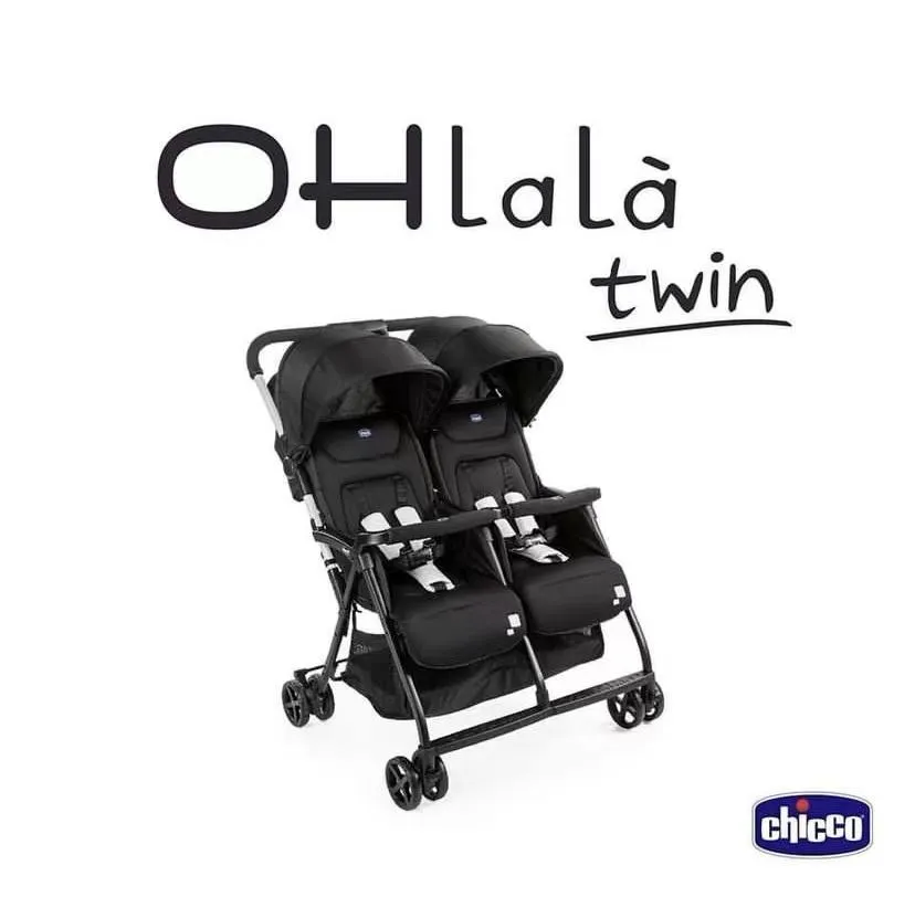 Chicco OHlalà  Twin 雙人BB 嬰兒手推車   超級輕便 8 kg  即買即安排  (免費送貨）