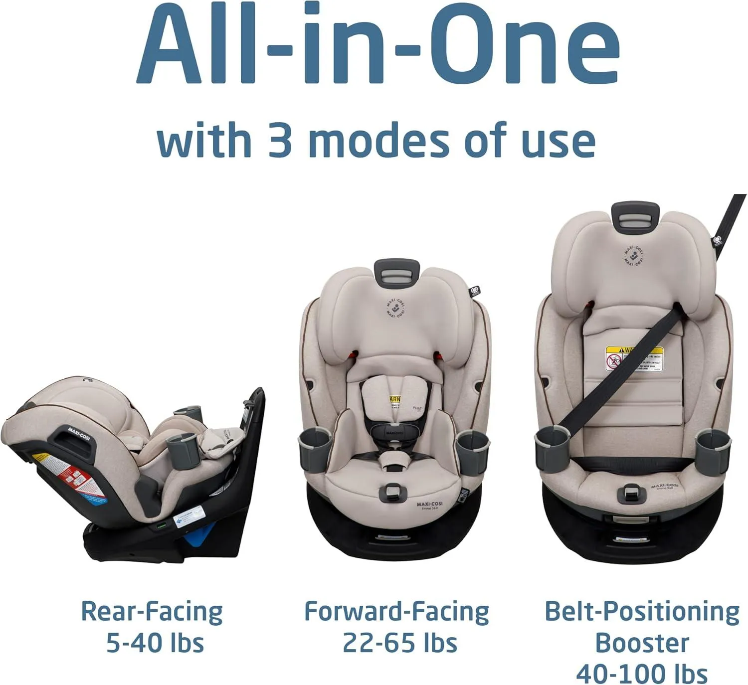 Maxi Cosi EMME360 ALL IN ONE 透氣舒適 初生0-10歲 汽車安全座椅  門市免費安裝