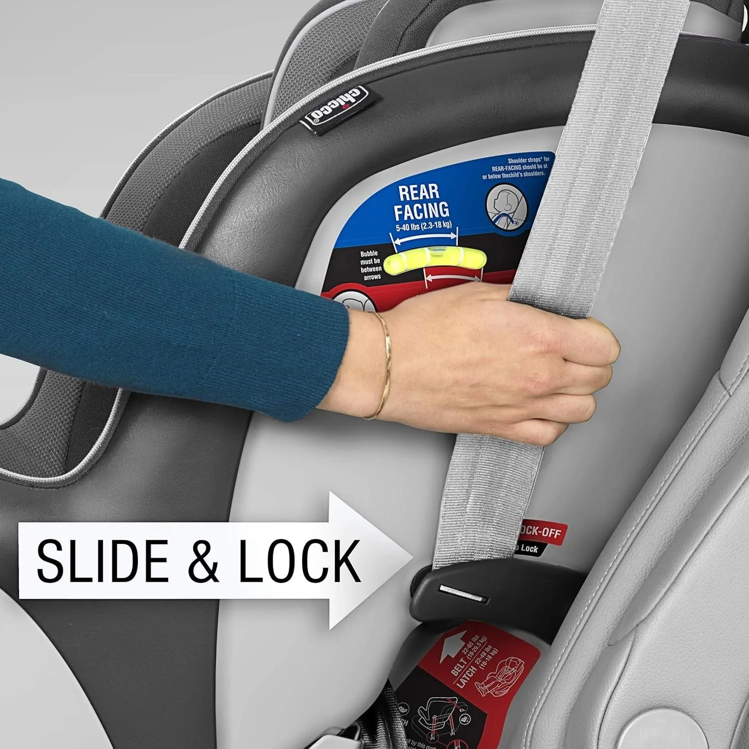 Chicco  NextFit Zip Baby Car Seat 嬰兒汽車安全座椅帶鎖扣系統（0個月以上至30公斤） （免費送貨）