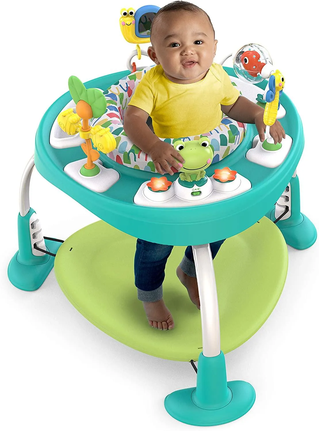 Bright Starts Bounce Bounce Baby 2 合 1 跳跳活動中心和桌子  跳跳樂  適合6個月開始