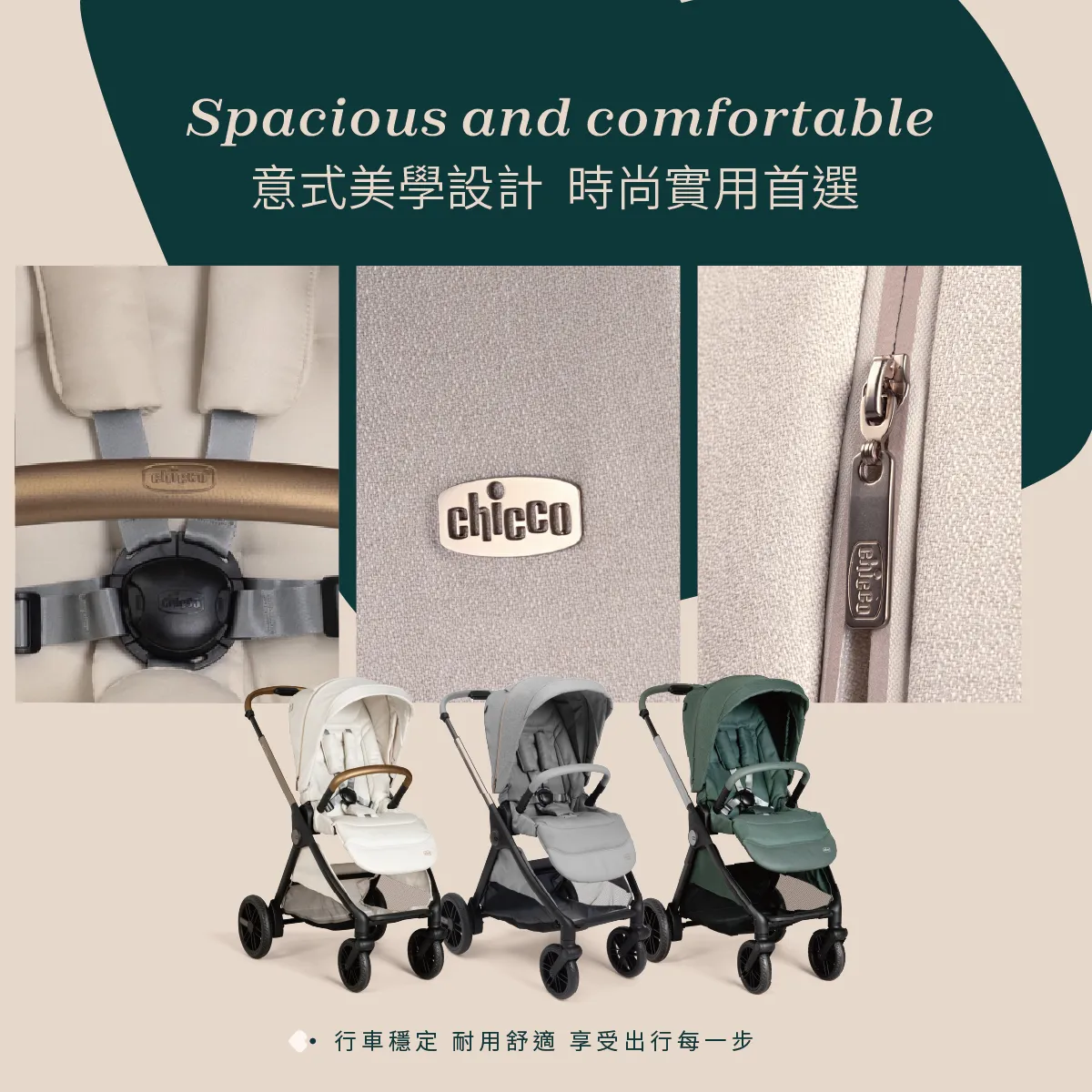 Chicco Bellagio  雙向高景觀 自動收車嬰兒車  (免費送貨）
