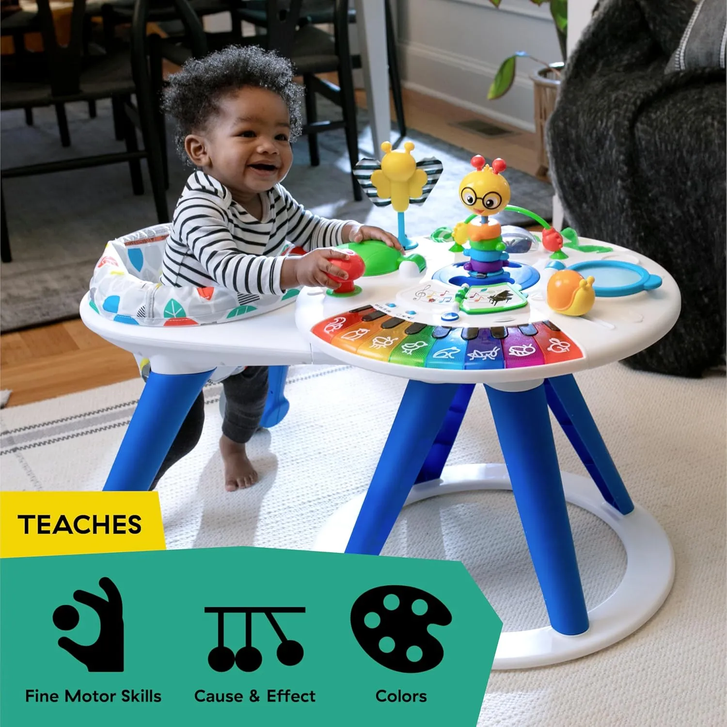 Baby Einstein Around We Grow 4 合 1 學步車 ,適合 6 個月及以上兒童