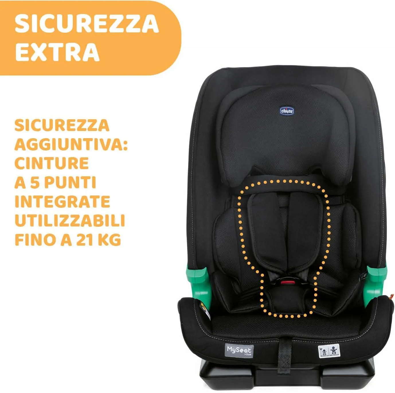 Chicco MySeat i-Size Air版 汽車安全座椅 約15個月- 12歲 意大利製造  (免費送貨）