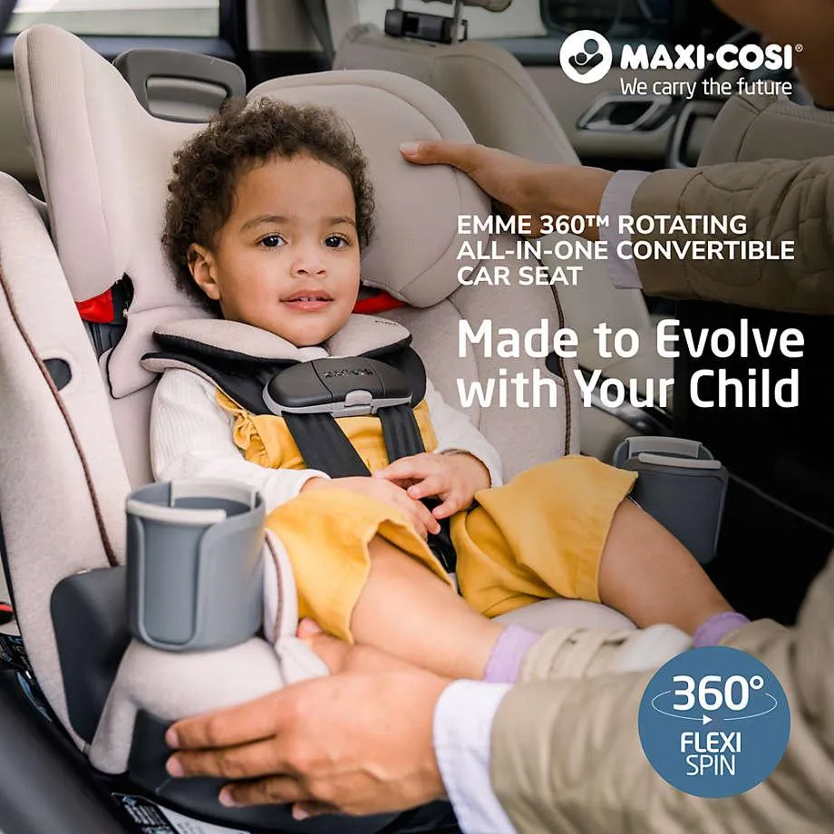 Maxi Cosi EMME360 ALL IN ONE 透氣舒適 初生0-10歲 汽車安全座椅  門市免費安裝