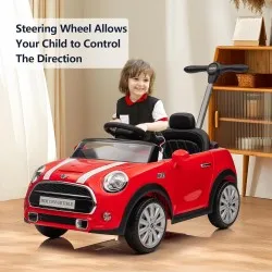 MINI Cooper 二合一 兒童電動遙控車 正版授權 英文說明書 英式香港插