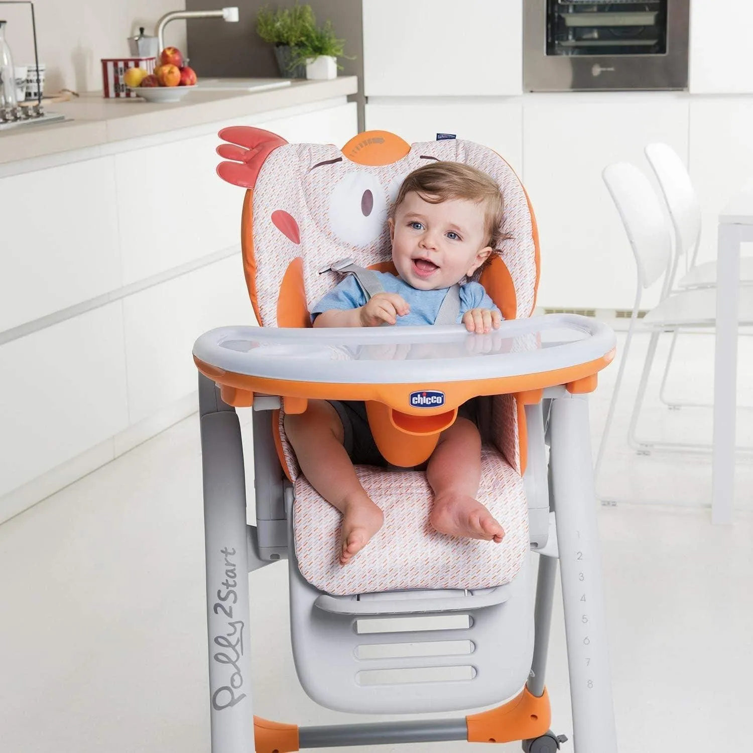 Chicco Polly2 Start 多功能成長 高腳BB餐椅  初生bb開始使用 意大利製造  (免費送貨）