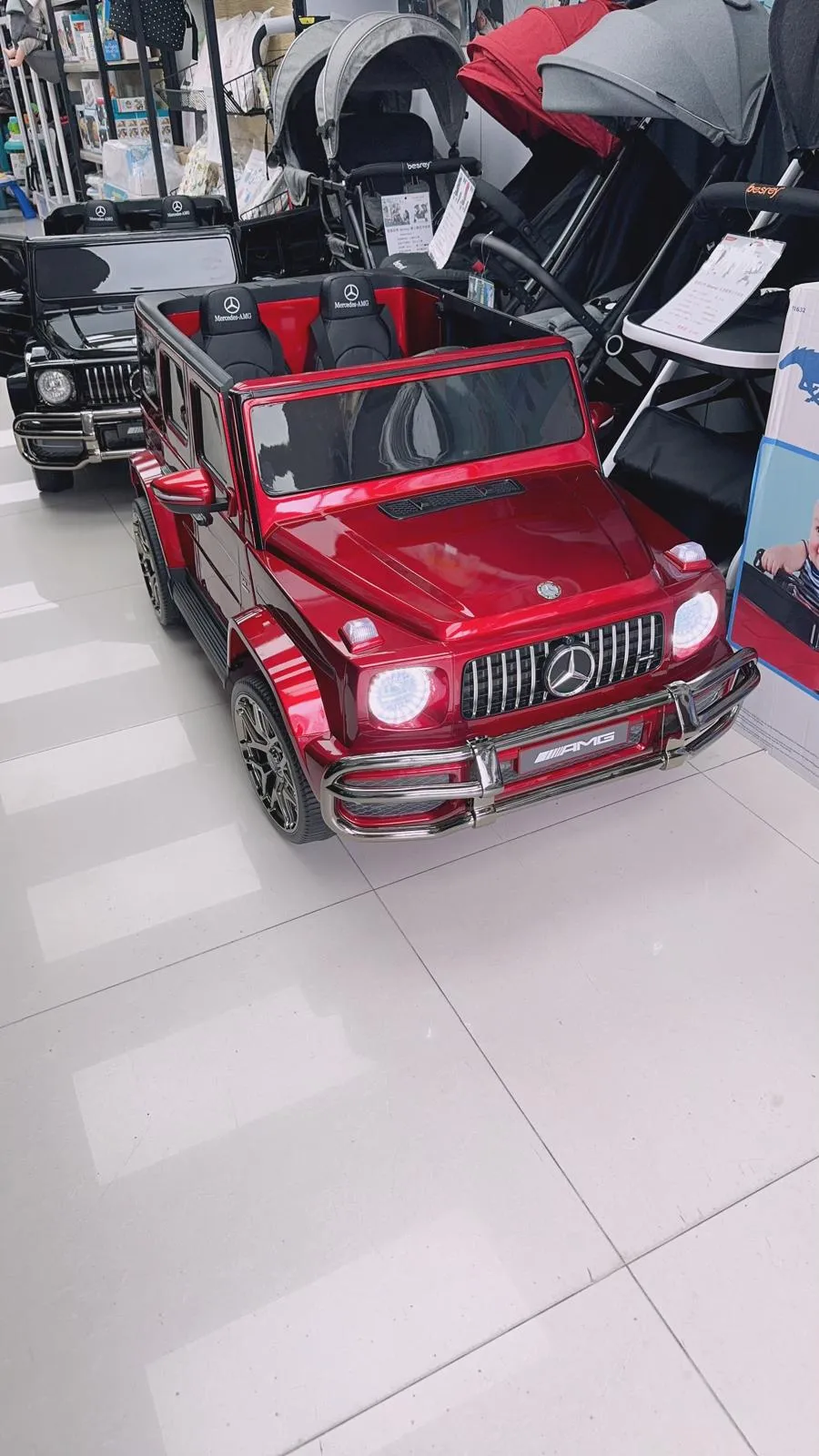 Mercedes-benz AMG G63  兒童四驅雙人雙座 電動遙控車    全英文說明書 三角插電器