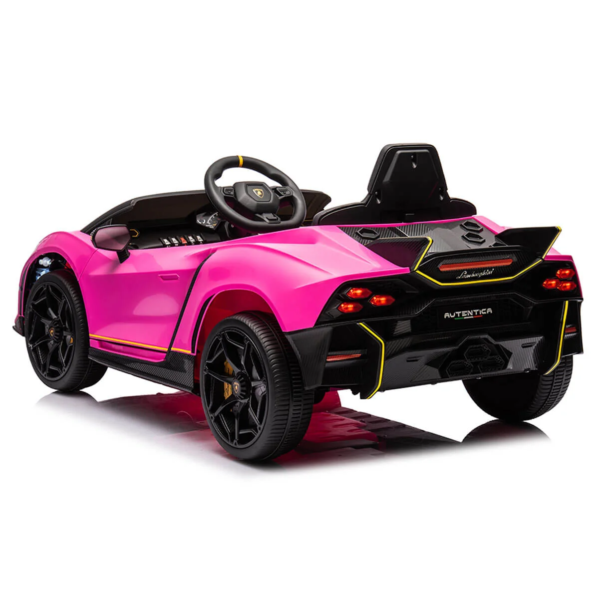 Lamborghini  Autentica 限量版兒童電動遙控車 正版授權免費安裝好  英文說明書 英式三角充電器