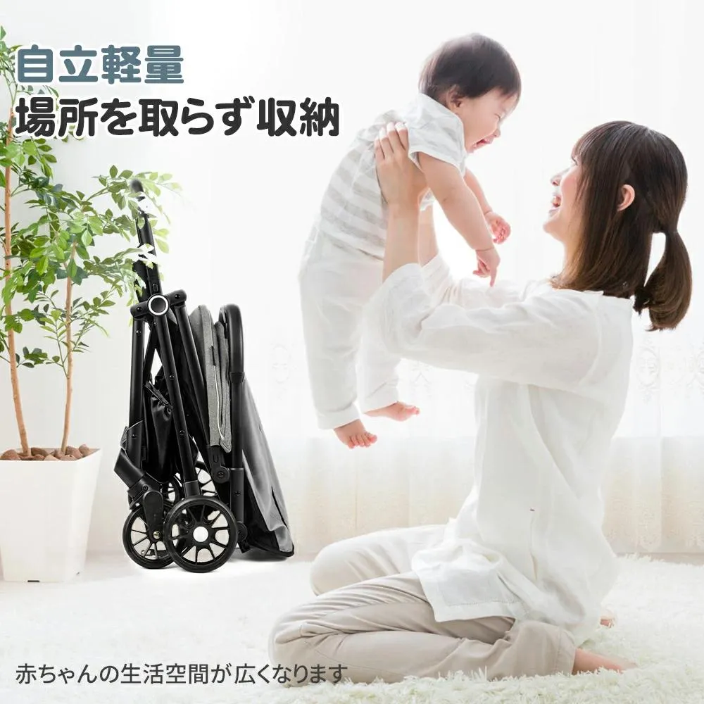 德國 Besrey 一鍵收車 單手收開  輕便好好推 初生嬰兒推車