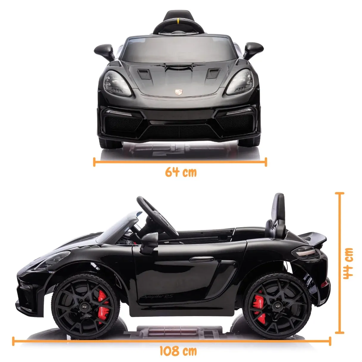 正版授權 保時捷 Porsche 718 Spyder Rs 四驅 兒童電動遙控跑車 （免費安裝好）